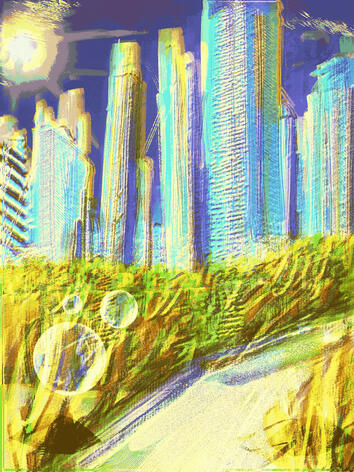 Digitally painted, created: Procreate