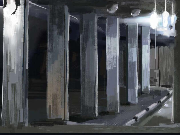 Referenced of the Music Video: Dimming - Cities Aviv. Digitally painted; Clip Studio Paint